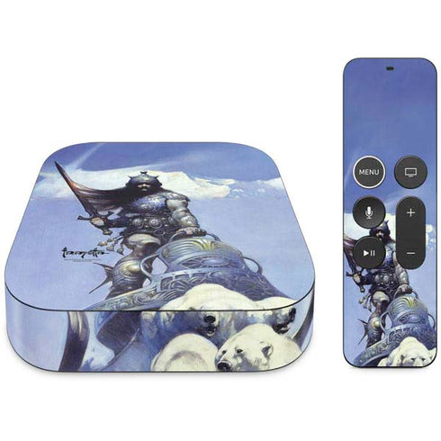 Frazetta Sliver Warrior Apple TV Skin
